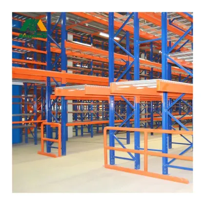 Heavy Duty Steel Mezzanine Floors and Rack System for Multi-Floor Warehouse Storage