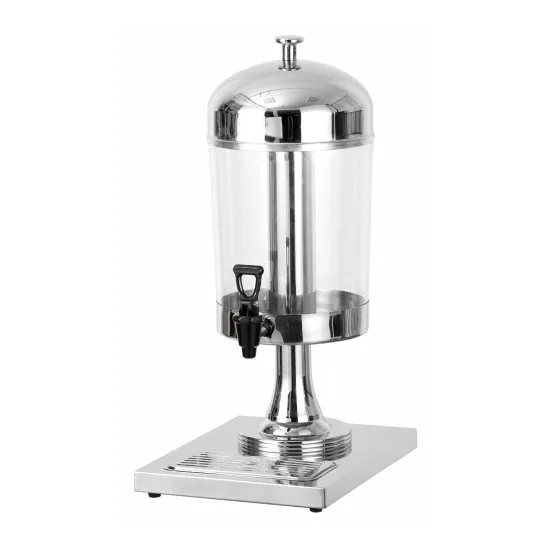 Stainless Steel Glass Juice Dispenser Machine for Beverage Serving