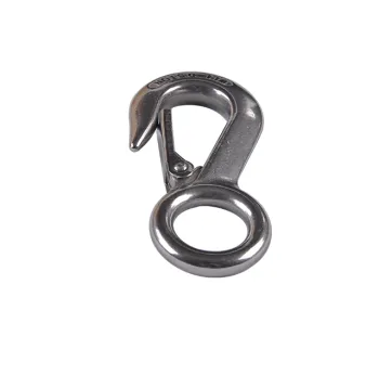 Manufacturer 35mm BS 1000kg Single Eye Steel Snap Hook