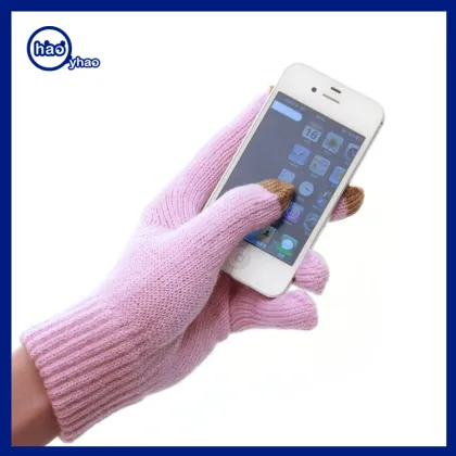 Yhao Brand promotion gifts hot sale touch screen gloves women men colorful hand gloves