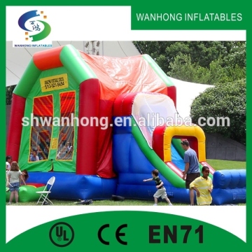 Wholesale small house inflatable tunnel bouncer inflatable combo