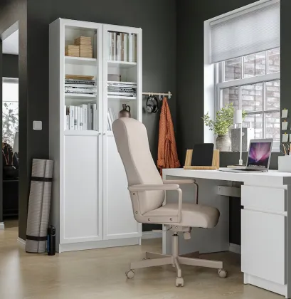 billy bookcase with doors