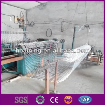 Galvanized used chain link fence for sale/basket chain link mesh/high security chain link fence