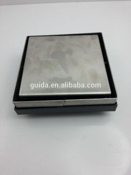 Stainless steel floor drain with ABS base