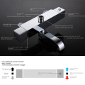Ensemble de douche à cascade à trois fonctions froids à chaud thermostatique