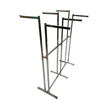 Wholesale Custom Metal Rolling Floor Standing Display Rack for Clothing Garment