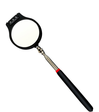 Versatile Undercarriage Inspection Mirror with LED Lights