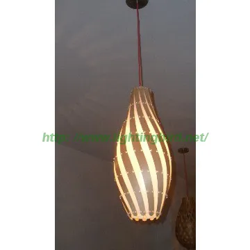 Modern  Style Round Restaurant Wood Pendant Lamp/Wood Pendant Lighting