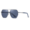 China Fashion Men's Metal Double Bridge Sunglasses Manufactory
