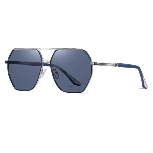 China Fashion Men's Metal Double Bridge Sunglasses Manufactory