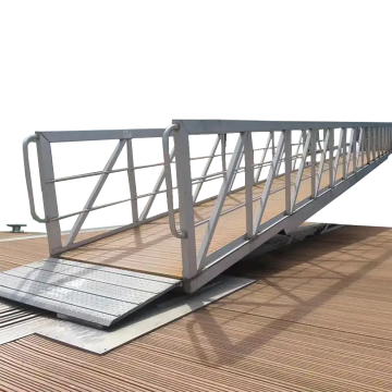 Aluminum Floating Dock Gangway Ramp with Marine Anti-Rust Decking for Sale