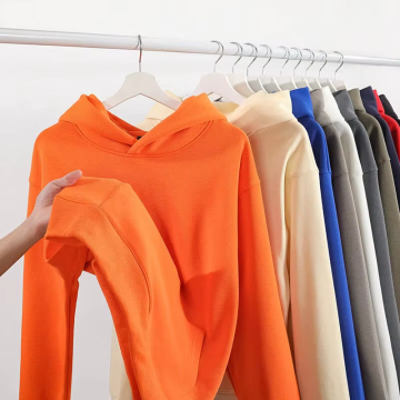 Custom LOGO Plus Size Thick Cotton Velvet Sweatshirt for Winter Autumn