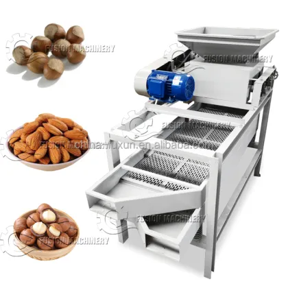 Almond Shell and Hazelnut Kernel Crushing Machine - Almond Nut Cracker