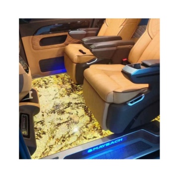 Custom Luxury Marble Flooring for Van & MPV Modifications - Hotsale