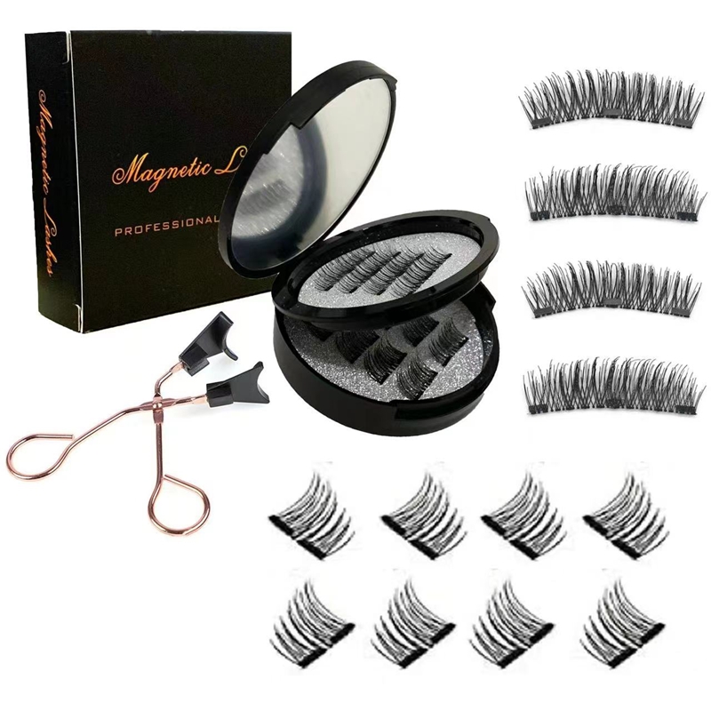 magnetic eyelash sets strip magnetic lashes with curler