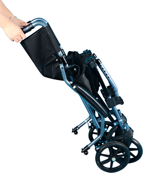 foldable steel wheelchair