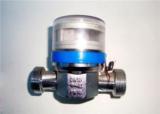 Brass Single Jet In Line Water Meter ISO 4064 Class B , LXS