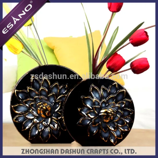 New arrival small Chinese style unique ceramic flower vases for decoration