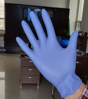 Disposable nitrile gloves with all certificate nitrile glove hot selling