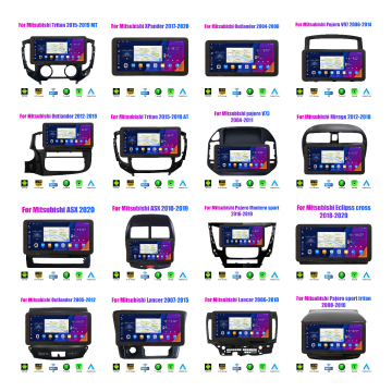 2 DIN Android Car Stereo Radio with GPS Navigation for Mitsubishi