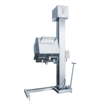 Mobile Meat Tote Bin Lifter Trolley 200L