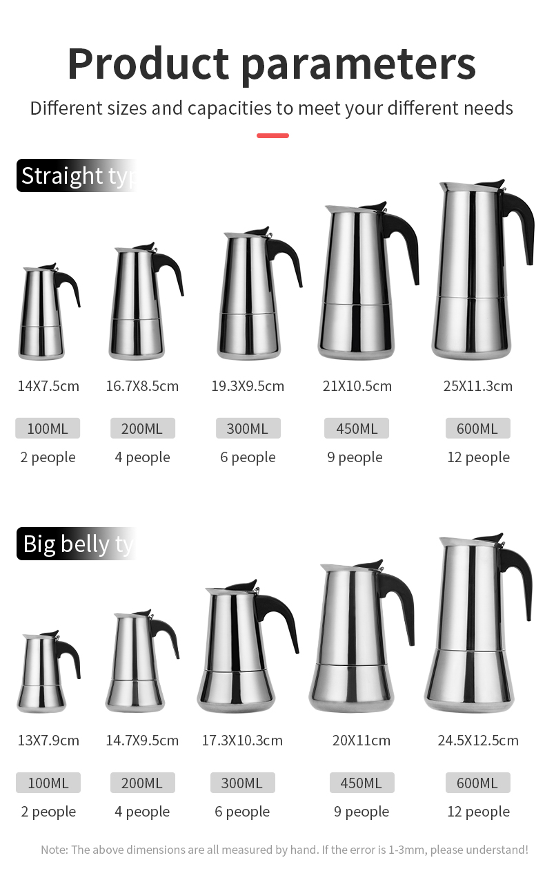 stainless steel Moka Pot