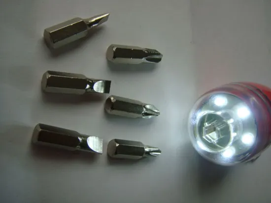 6pcs mini screwdriver set with LED light
