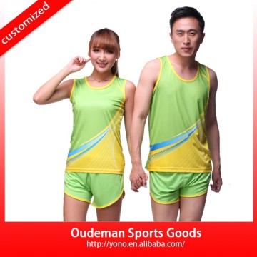 Wholesale good price custom 100% polyester running wear