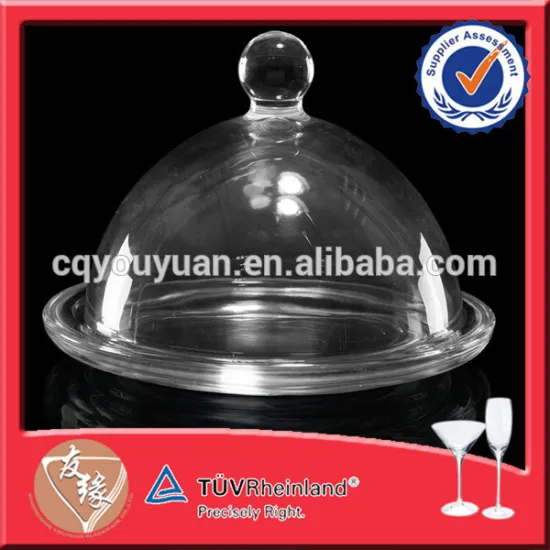 New Arrial Medium Modern Decorative Glass Plates With Cover