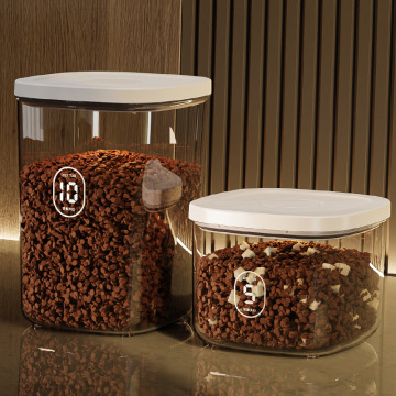 Large Capacity Food Grade Pet Food Storage Container - Sealed Moisture-Proof Bucket for Cats and Dogs