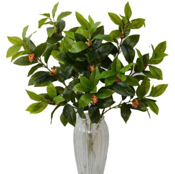 Factory Supply Real Touch Artificial Osmanthus Flower for Home Decor