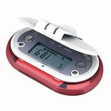 Multifunction Pedometer with Fat Test and Clock