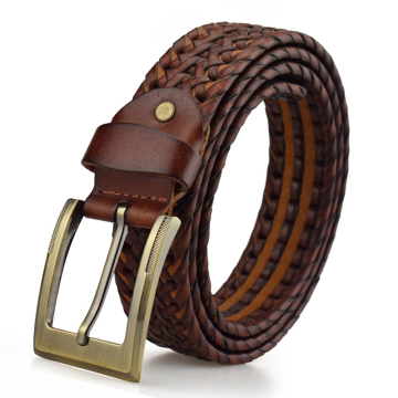 High-Quality Wholesale Men's Belts with Customizable Pin Buckles in PU Leather