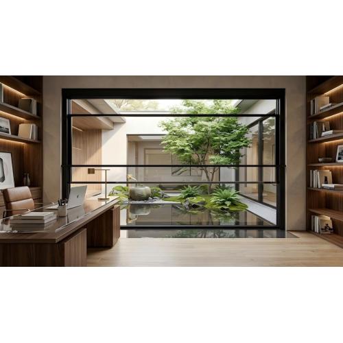 Sistema de janela elevatória automatizada de alumínio para serviços pesados