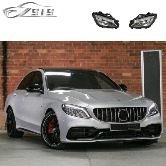 W205 Head Lamp Fit for C Class 2015-2020 with Blue LED - RHD & LHD Europe Model