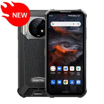 Oukitel WP19: هاتف ذكي وعرة 4K مع بطارية 21000 مللي أمبير في الساعة ، وذاكرة وصول عشوائي 8 جيجا بايت ، وتخزين 256 جيجابايت ، وكاميرا رؤية ليلية 64 ميجابكسل ، وعرض 90 هرتز ، وهيلو G95 ، اللمس المزدوج ، الاتحاد الأوروبي