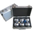 Boule Bocce palla Set con custodia in metallo