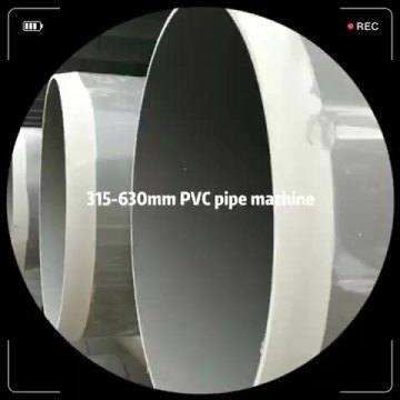 Γραμμή εξώθησης σωλήνων αποχέτευσης PVC UPVC 630 mm