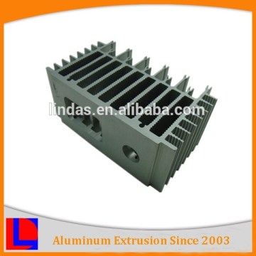 powder coated 6000 series extusion aluminium profile industrial heat sink