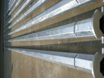 36M Stadium Round Taper Steel Pole