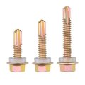 4,8x60 mm Head Hex Autofriadora de acero para tornillo de perforación