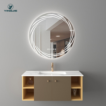 Touch Screen Decorative Smart LED Mirror Bathroom Vanity Mirrors with Lights