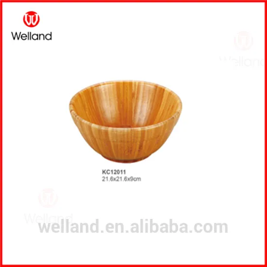 wooden soup bowl