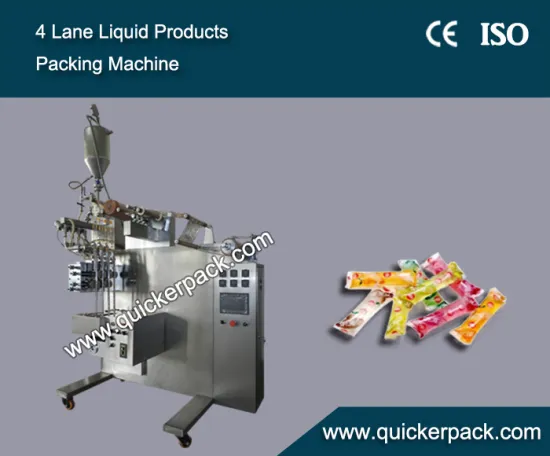 Automatic Four Lanes Liquid Packaging Machine