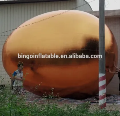 inflatabale large golden egg for advertising