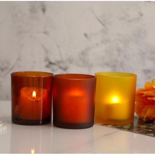 glass candle jars with lids customized candle holders