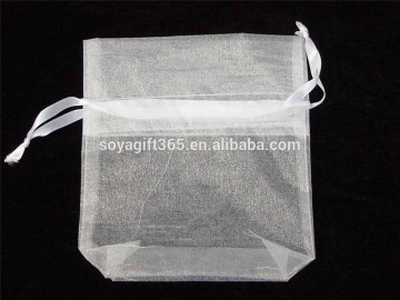 7x9cm Grey White Organza Jewelry Candy Gift Wedding Xmas Pouches Bags 1000pcs/lot
