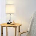 Beige &amp; Black Industrial Bedside Lightsand Lamp