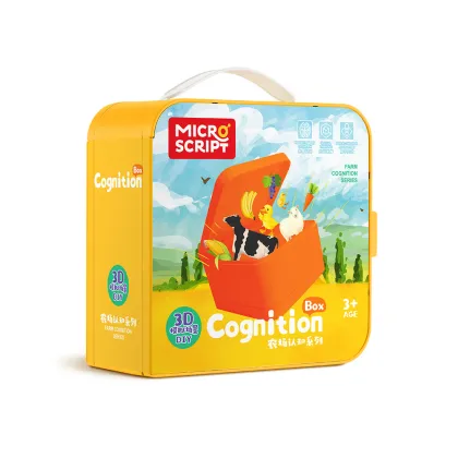Stereoscopic 3D Puzzle Models: Engaging Farm-Themed Brain Teasers for Children's Manual Development