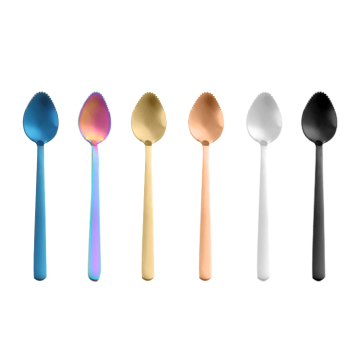 Food Grade Stainless Steel Fruit Scraping Spoon